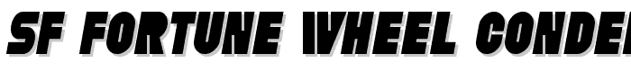 SF Fortune Wheel Condensed Italic font